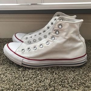 White High Top Converse